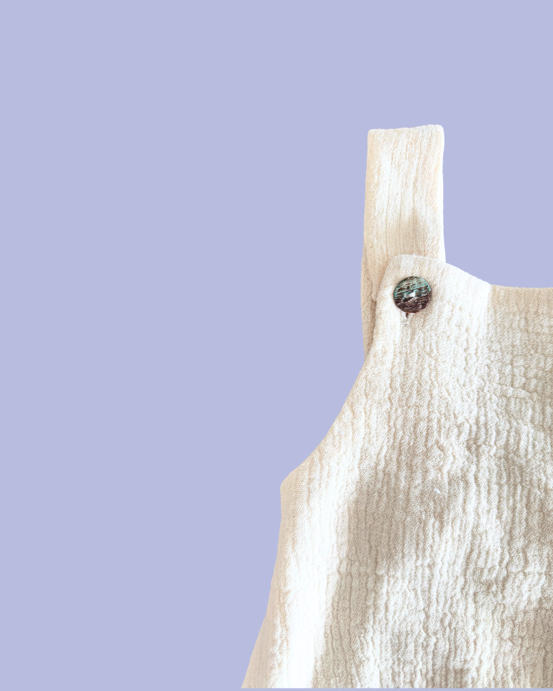 Beige Strap Romper detalle · Beige