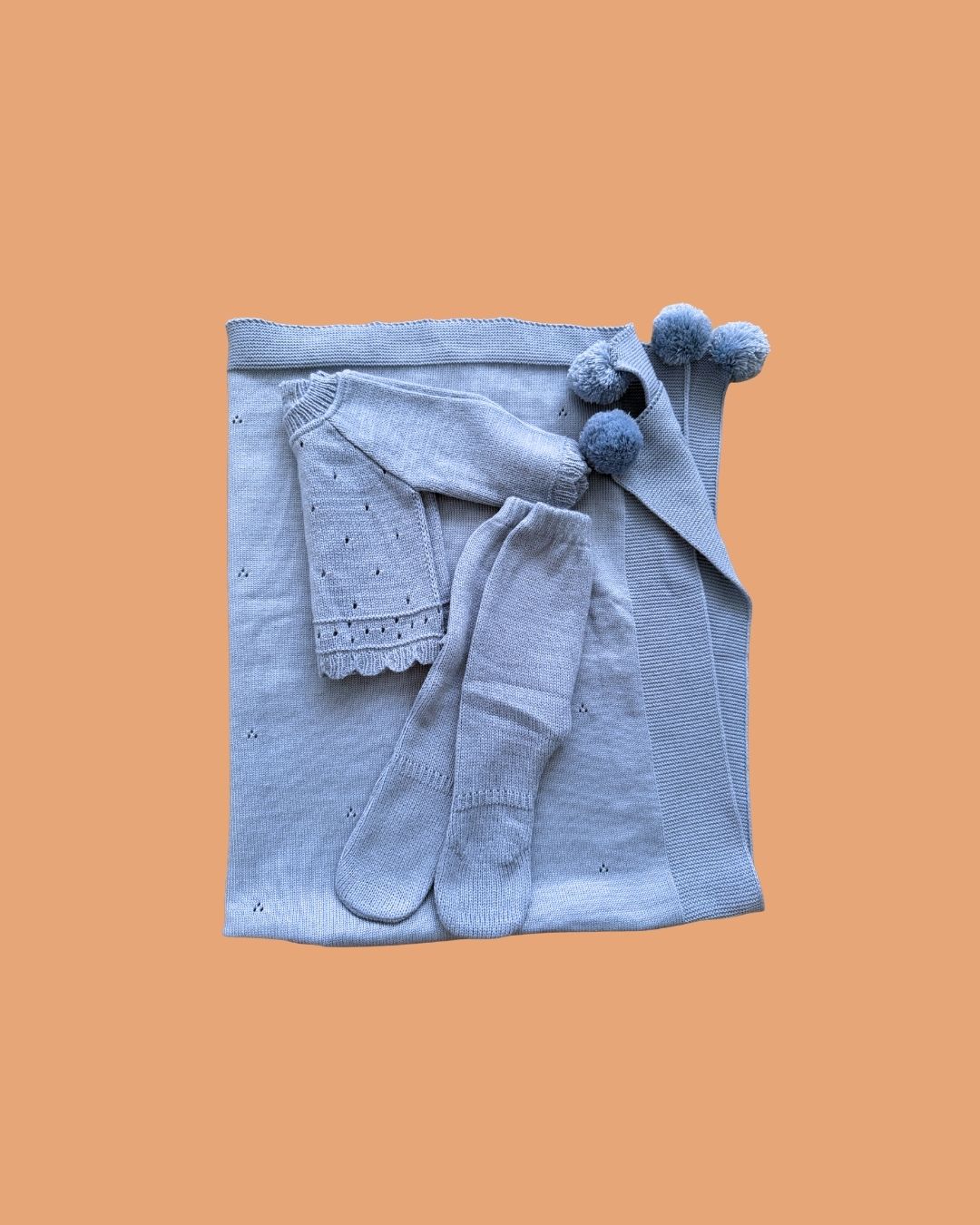 Welcome Set + First Blanket · Azul fuerte