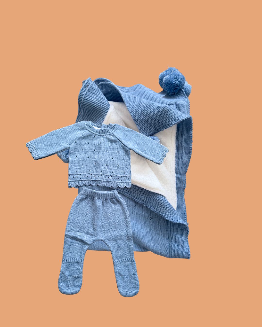 Welcome Set + Warm Blanket · Azul fuerte