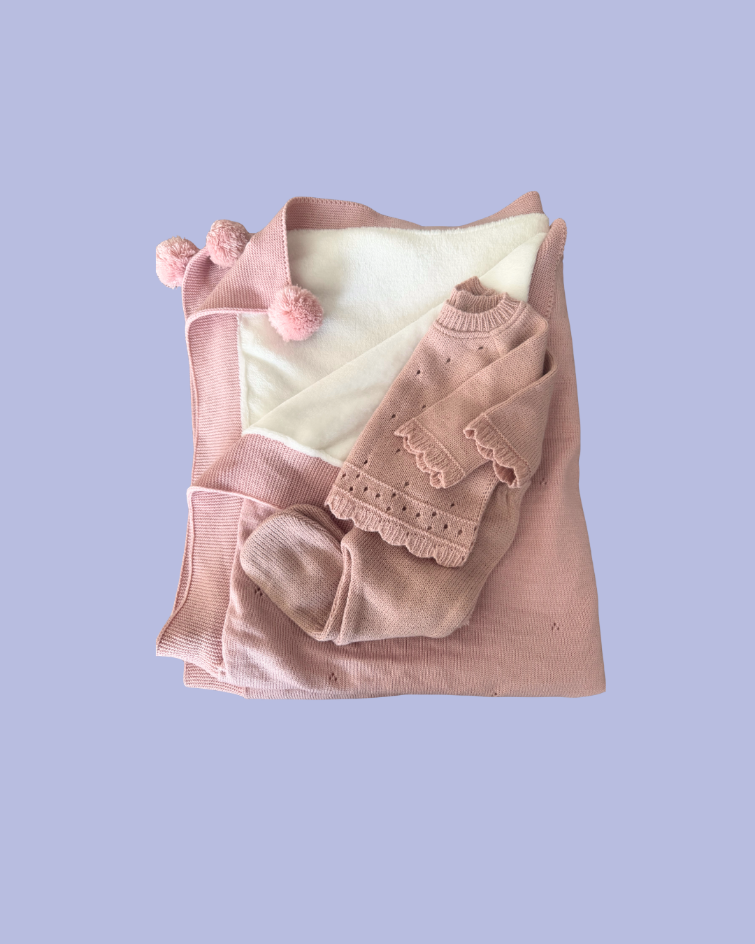 Welcome Set + Warm Blanket · Rosa