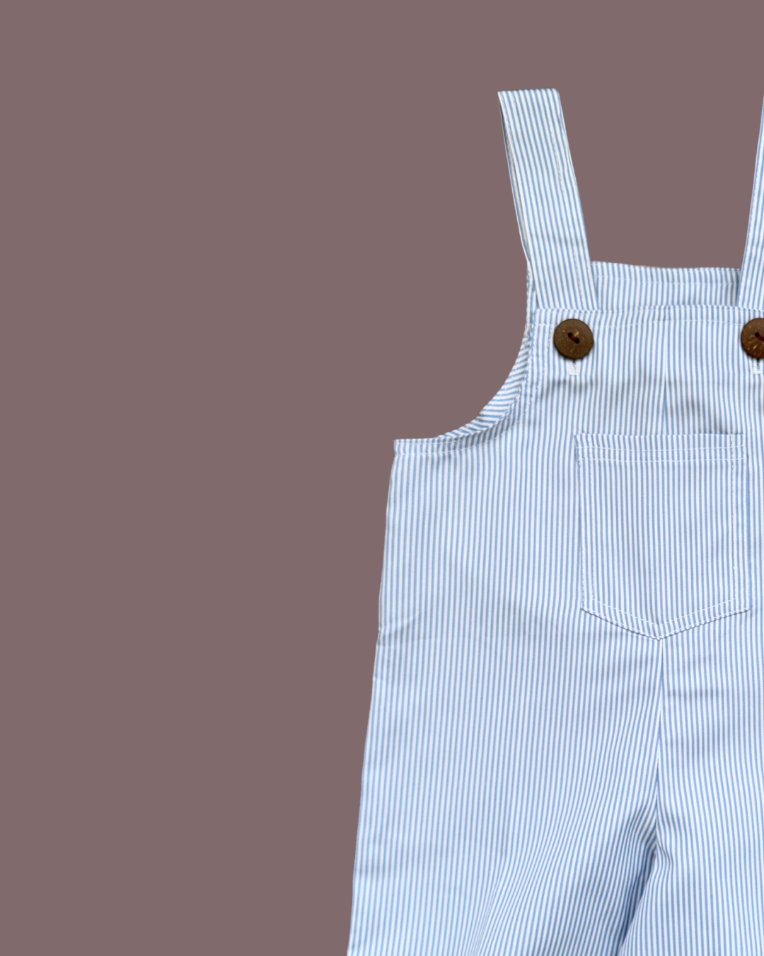 Rayas Niño detalle · Azul y blanco